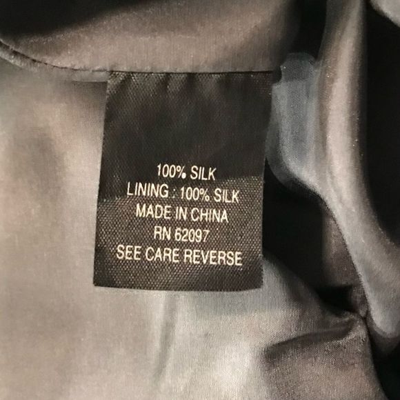 VIVIANNE TAM DRESS 100% SILK GREY GRAY LAYERED BABYDOLL SWEETHEART NECKLINE EUC - Picture 9 of 15